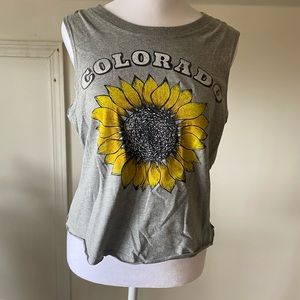 Colorado sunflower tank